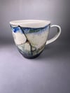  #10 Porcelain Landscape Handled Cup