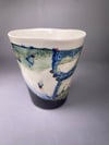 #11 Porcelain Landscape Handled Cup