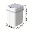 Automatic Touchless Trash Can - Battery Powered, Ideal for Kitchen, Bathroom, Bedroom, Office