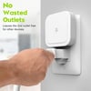 Smart LED Night Light - White Warm, Ideal for Bathroom, Stairs, Corridor, Smart Home Integration