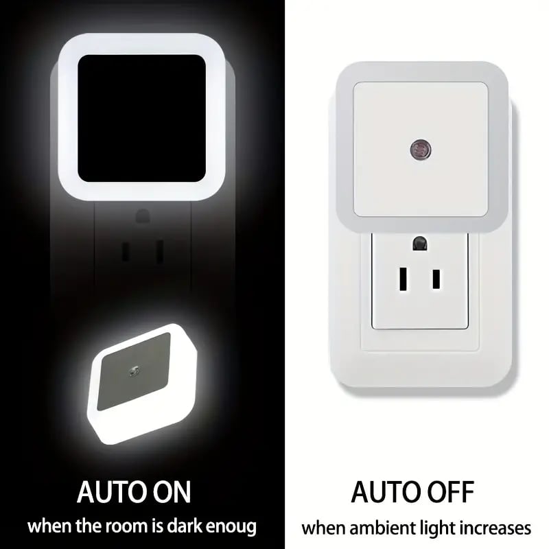 Smart LED Night Light - White Warm, Ideal for Bathroom, Stairs, Corridor, Smart Home Integration