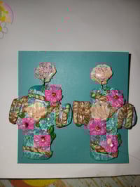 Handmade beach cross 