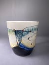 #12 Porcelain Landscape Handled cup