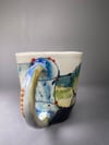 #12 Porcelain Landscape Handled cup