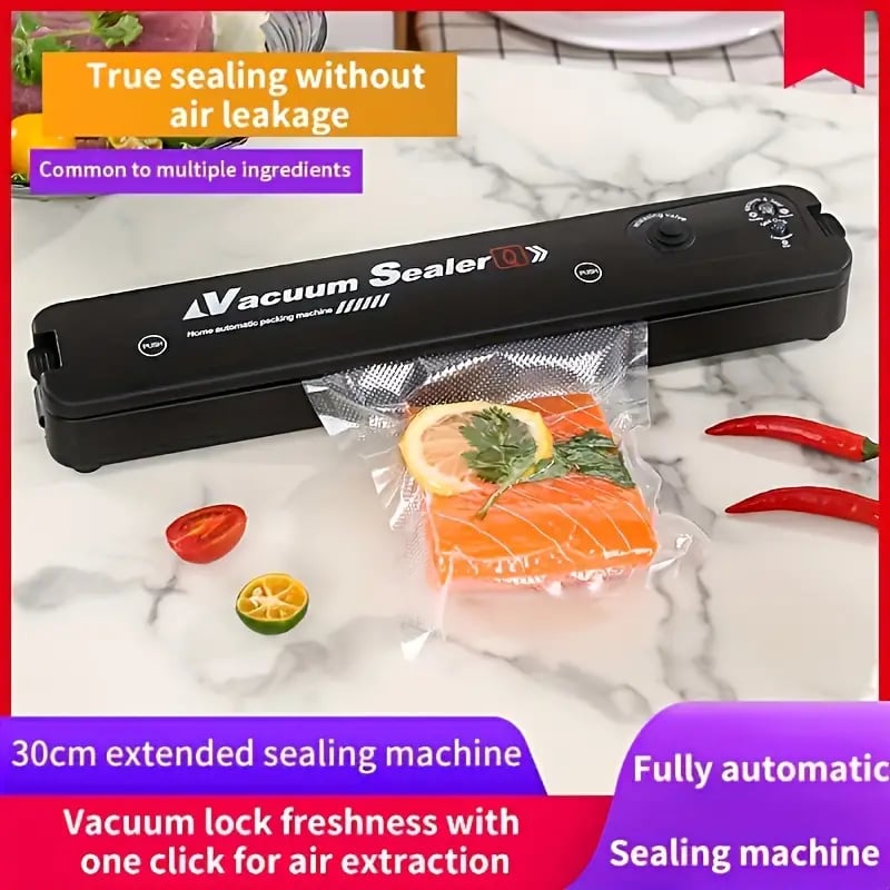 Household Vacuum Sealing Machine Set - 60pcs, Easy to Operate, Ideal for Dry and Soft Food Storage