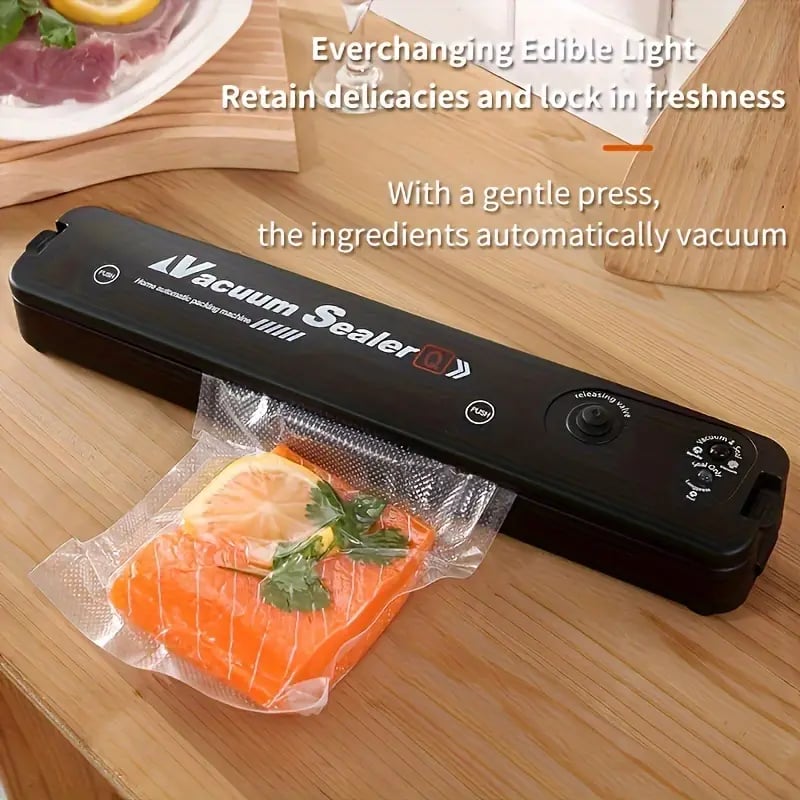 Household Vacuum Sealing Machine Set - 60pcs, Easy to Operate, Ideal for Dry and Soft Food Storage