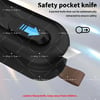 Mini Vacuum Sealer - 2-in-1 Heat Sealer & Cutter, Portable Thermal Sealer for Plastic Bag Storage