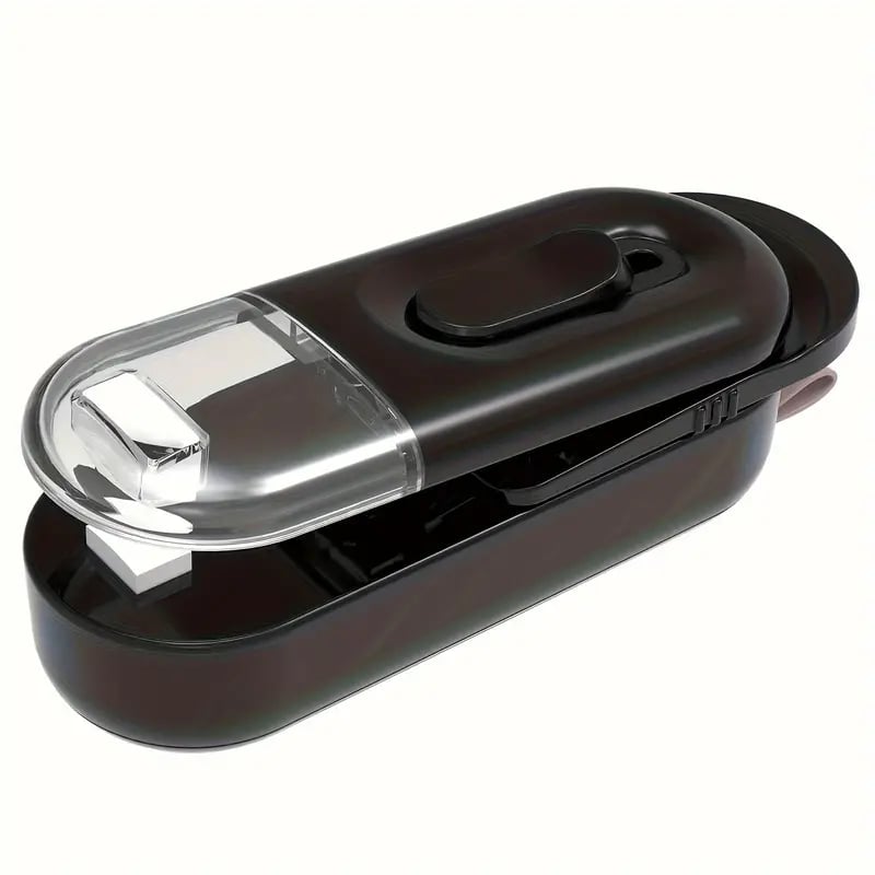 Mini Vacuum Sealer - 2-in-1 Heat Sealer & Cutter, Portable Thermal Sealer for Plastic Bag Storage