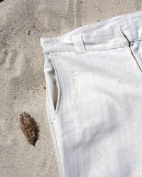 Image 6 of Raw linen pants 2.0