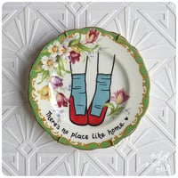 Image 1 of There's no place like Home - Hand Painted Vintage Plate