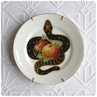 Image 1 of Snake - Hand Painted Vintage Plate