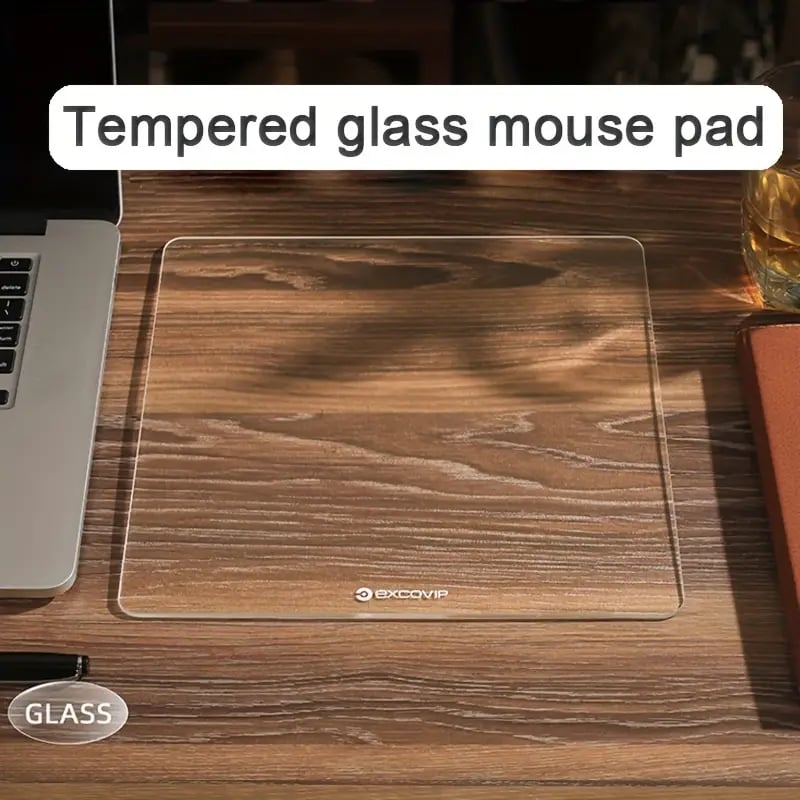 XXL Premium Tempered Glass Mouse Pad - Gaming E-sports Professional Pad, Smooth Desk Pad