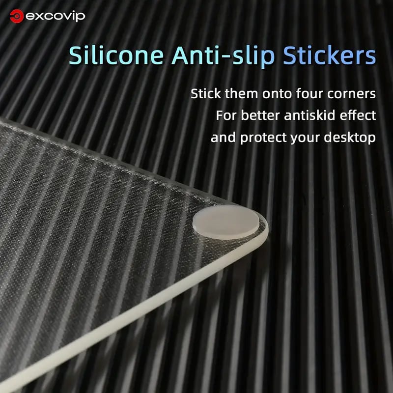 XXL Premium Tempered Glass Mouse Pad - Gaming E-sports Professional Pad, Smooth Desk Pad