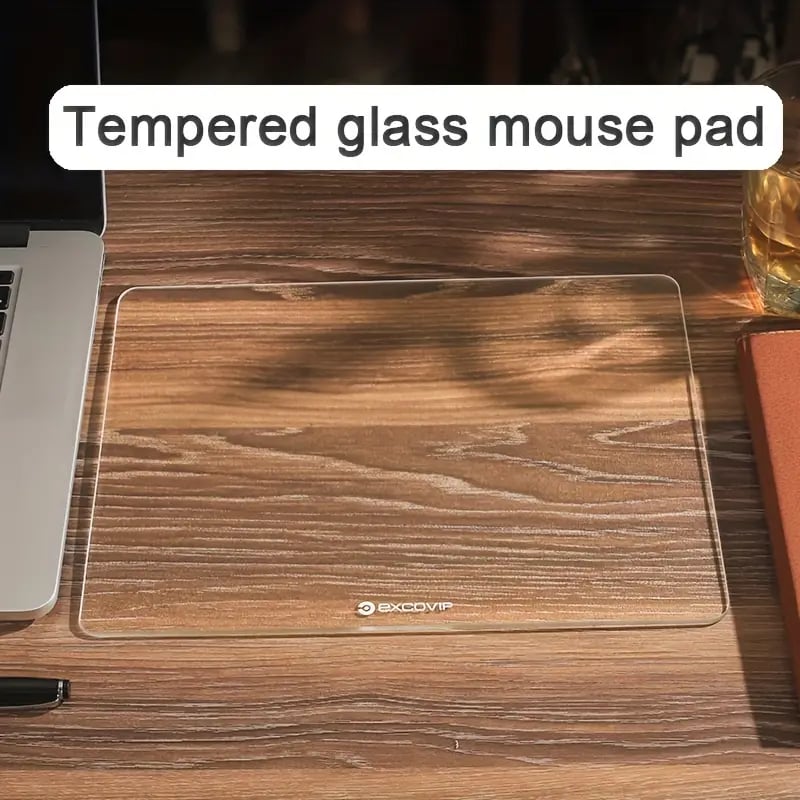 XXL Premium Tempered Glass Mouse Pad - Gaming E-sports Professional Pad, Smooth Desk Pad