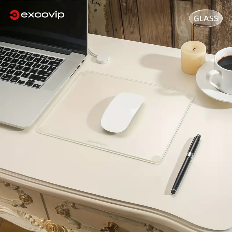 XXL Premium Tempered Glass Mouse Pad - Gaming E-sports Professional Pad, Smooth Desk Pad