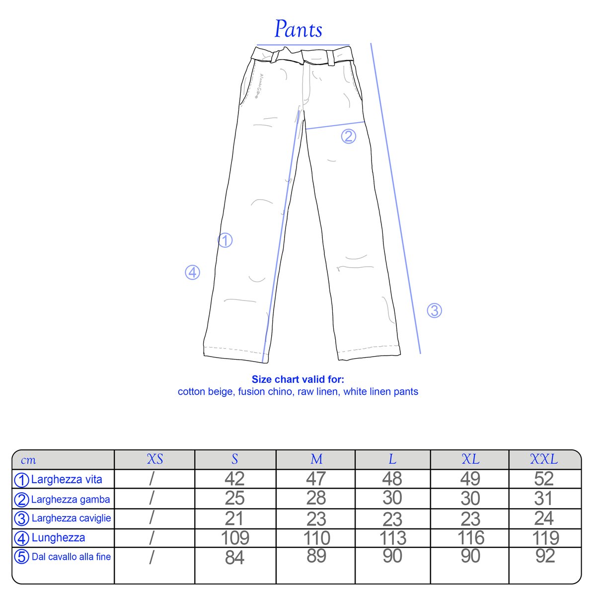 Image of Linen pants - white