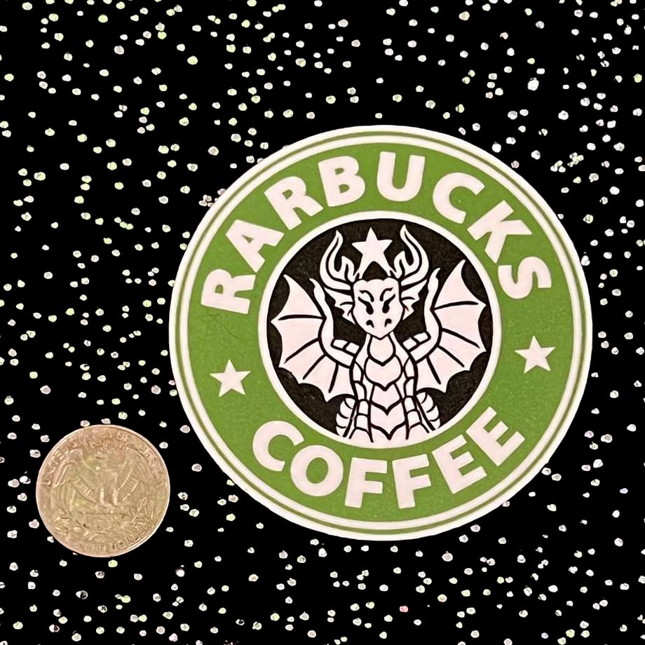 Image of Vinyl Sticker: Rarbucks