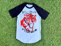 TIGER BASEBALL TEE/SHORT SLEEVE BLACK