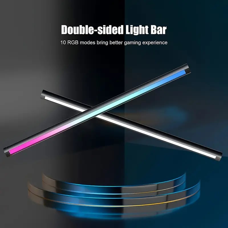 USB Monitor Light - RGB Gaming LED, Touch Control, Stepless Dimming, Eye Protection, Space-Saving