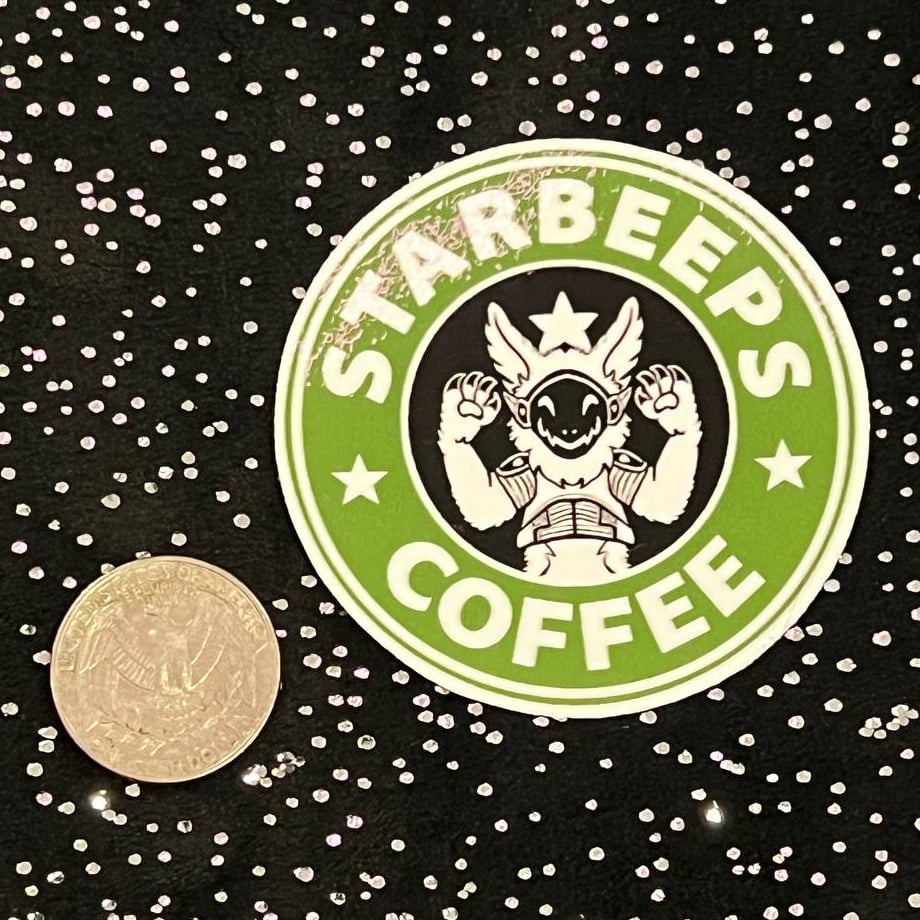 Image of NEW! Vinyl Sticker: Starbeeps