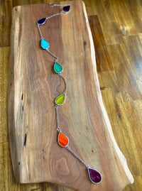 Image 1 of Stained Glass Chakra Chain