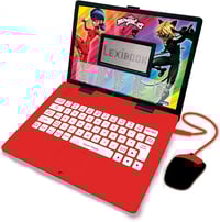 LEXiBOOK Miraculous - Educational and Bilingual Laptop English/Spanish - Toy for Child Kid (Boys & G