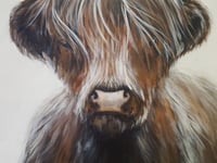 'Highland Cow' Original Artwork 