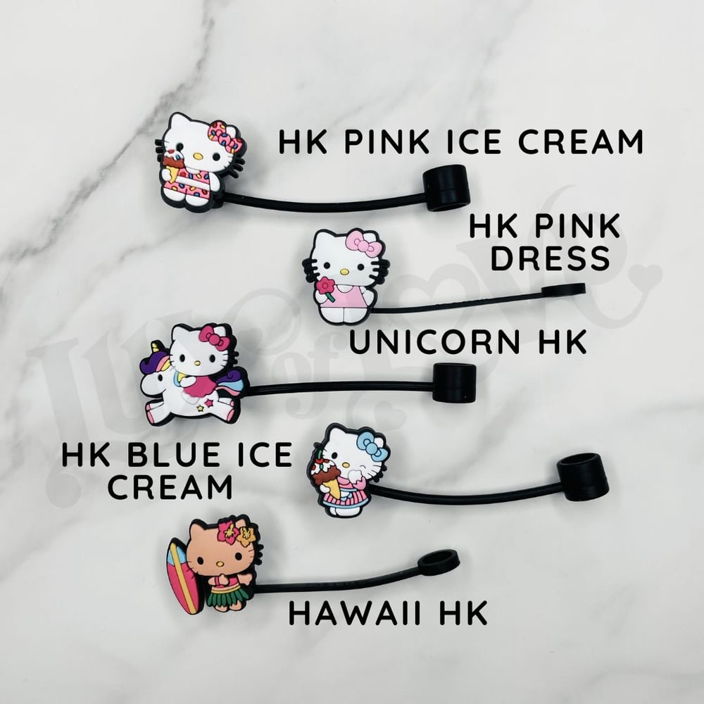 Image of Hello Kitty Straw Caps