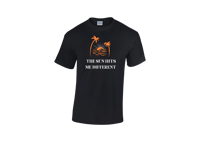 SUN HITS ME DIFFERENT TEE (Available in Black)