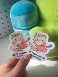 Image 2 of Little Miss Addicted To Pan Dulce Sticker