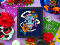 Image 1 of SUGAR SKULL ALPHONSE PRINT