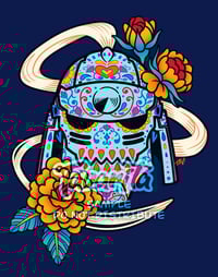 Image 2 of SUGAR SKULL ALPHONSE PRINT