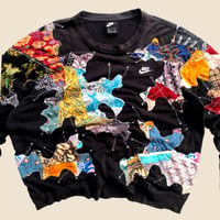 Image 5 of REWORKED NIKE BATIK PATCHWORK SWEATSHIRT SIZE XL BOXY