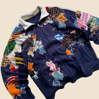 Image 3 of REWORKED NIKE 90S BATIK PATCHWORK ZIP JACKET SIZE L/XL