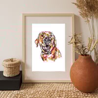Image 5 of Yellow Labrador Rosie Print