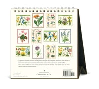 Image 3 of Cavallini & Co. Wildflowers 2025 Easel Desk Calendar, 6.5"x6.5" 