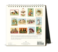 Image 3 of Cavallini & Co. Vintage Cats 2025 Easel Desk Calendar, 6.5"x6.5"