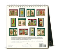 Image 3 of Cavallini & Co. Tarot 2025 Easel Desk Calendar, 6.5"x6.5"