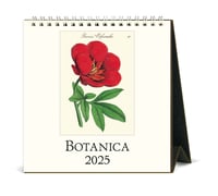 Image 1 of Cavallini & Co. Botanica 2025 Easel Desk Calendar, 6.5"x6.5" 