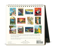 Image 3 of Cavallini & Co. California 2025 Easel Desk Calendar, 6.5"x6.5" 