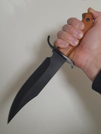 Image 12 of Bowie Hunting Knife with Leather Sheath Gift Camping - Combat Koalas