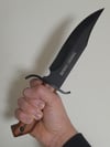 Bowie Hunting Knife with Leather Sheath Gift Camping - Combat Koalas