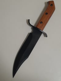 Image 3 of Bowie Hunting Knife with Leather Sheath Gift Camping - Combat Koalas
