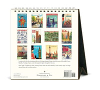 Image 3 of Cavallini & Co. London 2025 Easel Desk Calendar, 6.5"x6.5" 