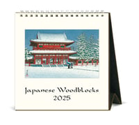 Image 1 of Cavallini & Co. Japanese Woodblocks 2025 Easel Desk Calendar, 6.5"x6.5"