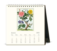 Image 2 of Cavallini & Co. Floreale 2025 Easel Desk Calendar, 6.5"x6.5"