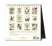 Image 3 of Cavallini & Co. Floreale 2025 Easel Desk Calendar, 6.5"x6.5"