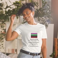 Image 5 of Alcoholism pride flag Unisex T-Shirt.