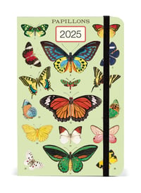 Image 1 of Cavallini & Co. Butterflies 2025 Weekly Pocket Planner, 4"x6"