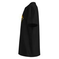 Image 3 of TMB Tour du Mont Blanc / Organic Cotton T-shirt black / yellow / white PULSE